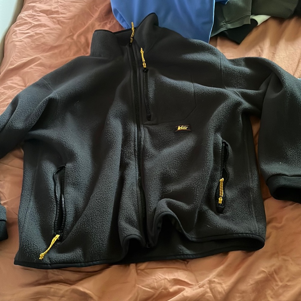 Rei fleece worn quite a lot but sooo comfortable and so cute